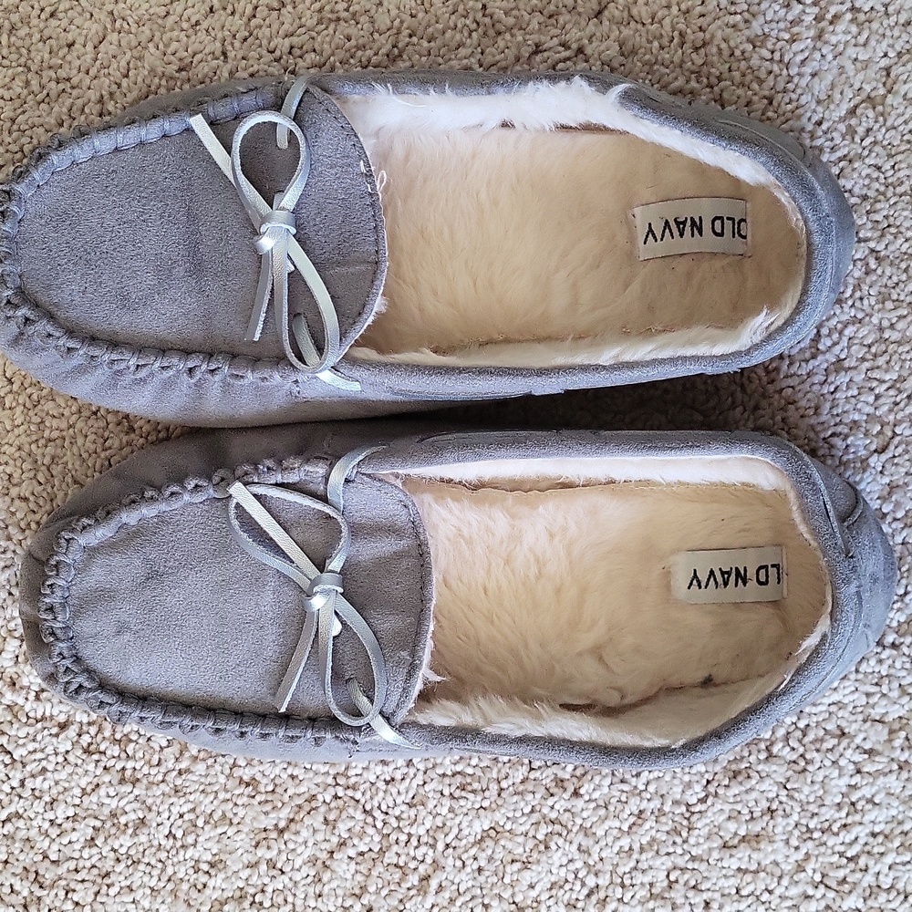 Gray moccasins
